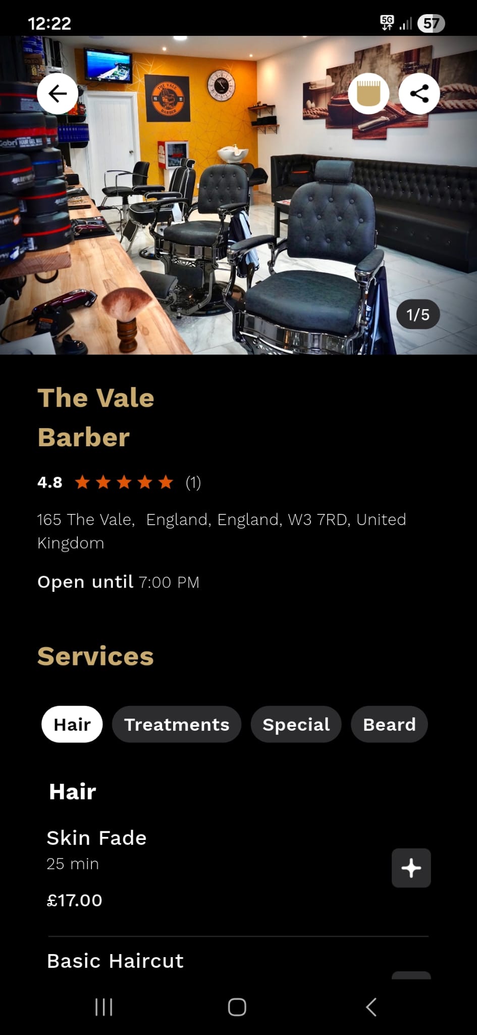 trim shop view