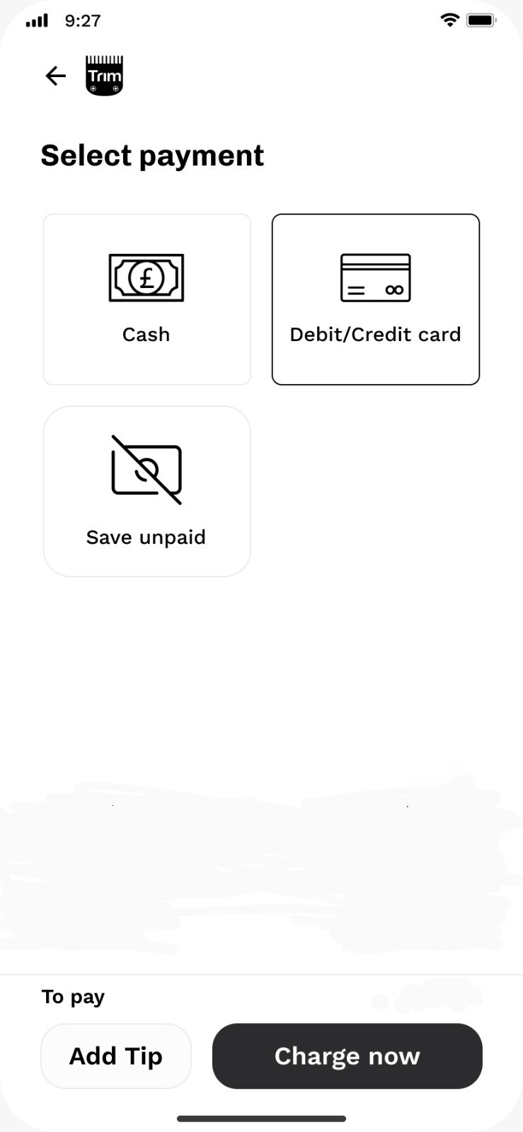 Trim Business payments